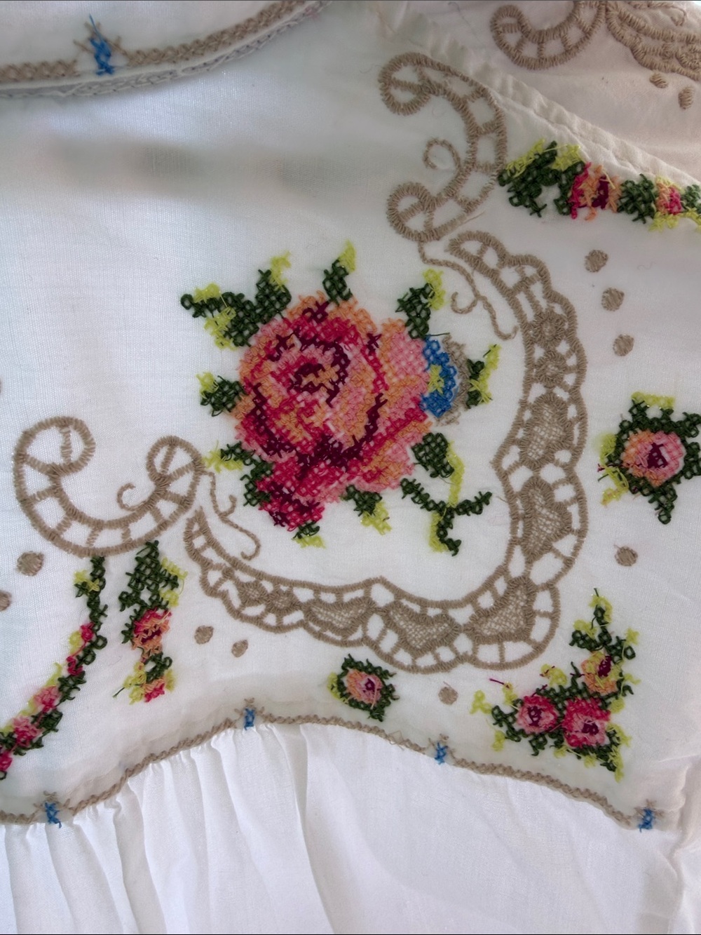 Anthropologie: Embroidered Darcey Popover Swing Top - Picture 9 of 9